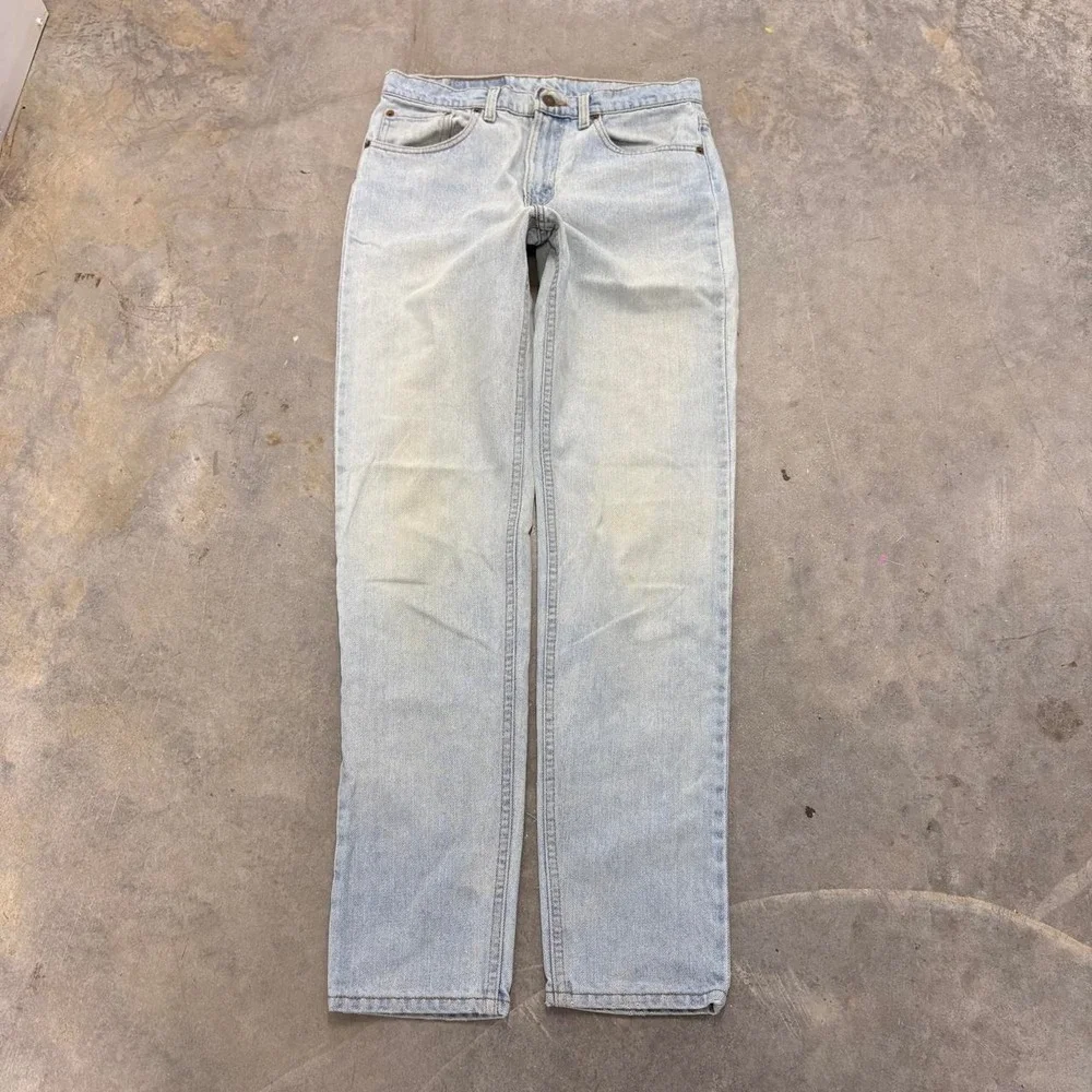 Levis 512 Slim Taper Jeans Mens W30 L32 Light Wash Faded Y2K Denim 0184